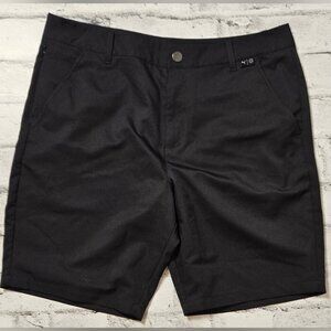 Puma Black Flat Front Golf Shorts Classic Style